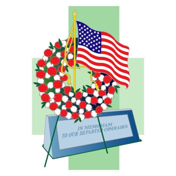 Memorial Wreath Flag
