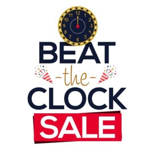 VECTOR ART BEAT THE CLOCK SALE