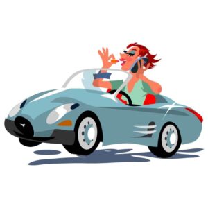 Woman Driving Car