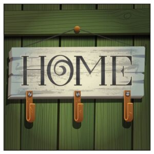 Home Sign Board For Front Door Design