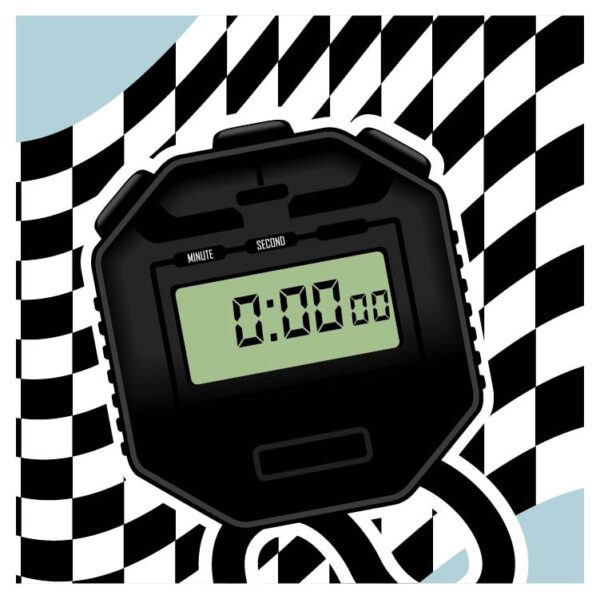 Racing Stop Watch Design