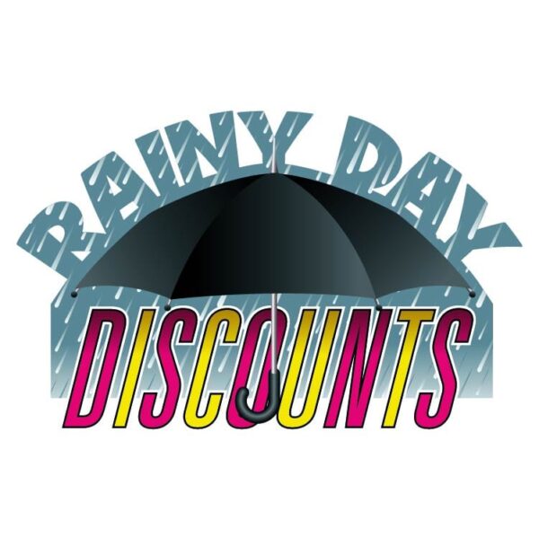 Rainy Day Discounts Design