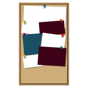 A colorful blank sticky notes on boards for written