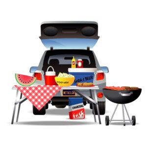 A tailgate picnic party that brings friends together with Longaberger