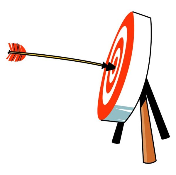 Bullseye Target With Arrow
