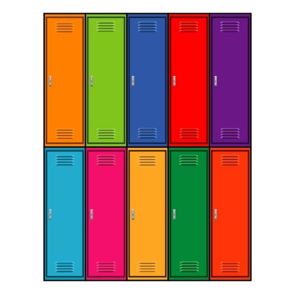 Colorful School Lockers