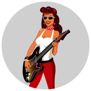 Female singer guitar players