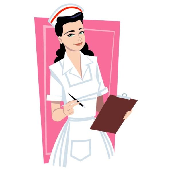 Nurse with List