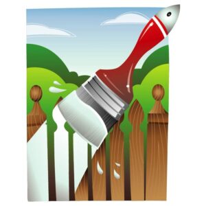 Paintbrush Fence