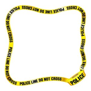 Police Tape Frame