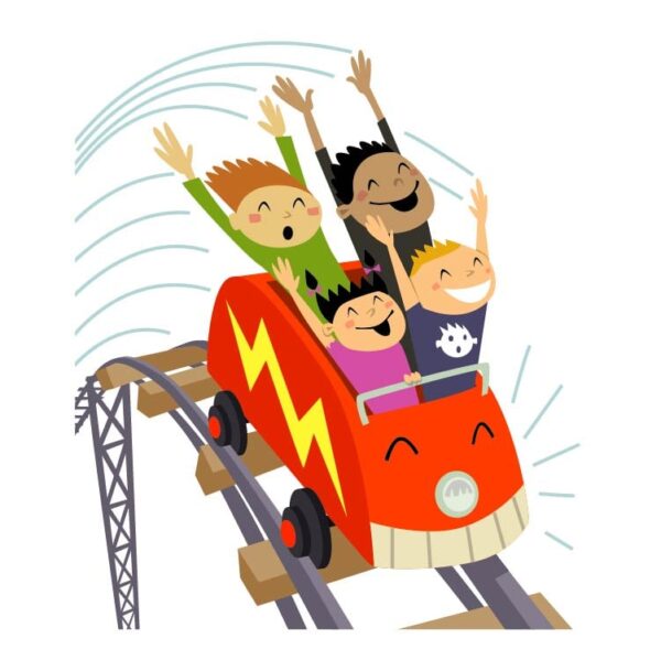 Roller Coaster Children's Ride On Toy