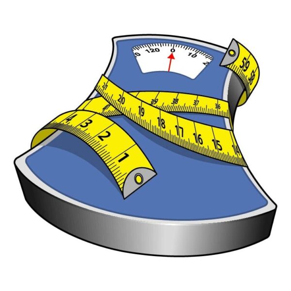 Scale Measuring Tape with Body Measuring weight