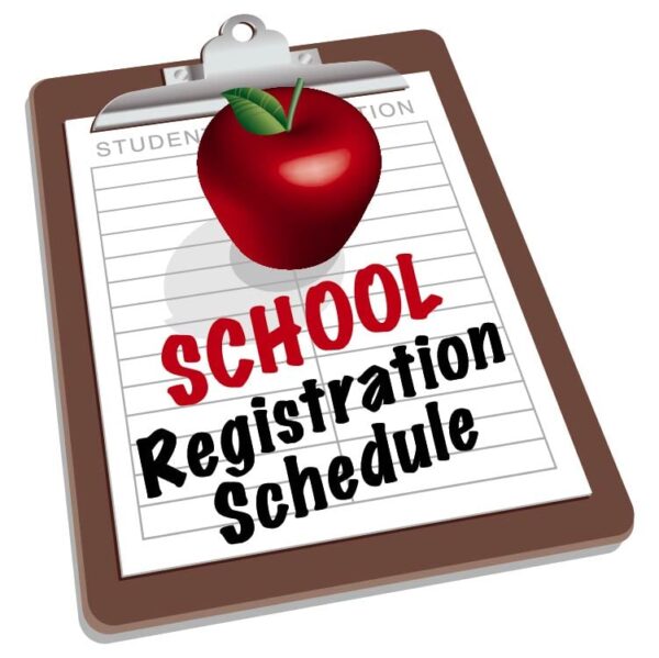 School Registration Schedule Design