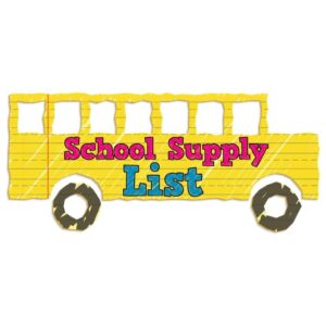 School Supply List For Preschoolers