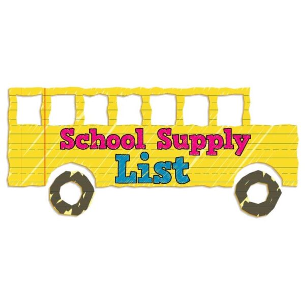 School Supply List For Preschoolers