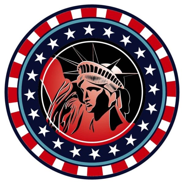 Statue Liberty Emblem