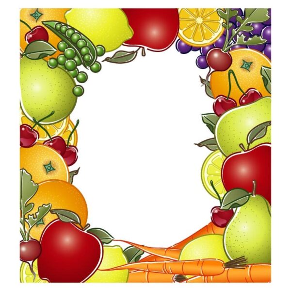Vegatables and Fruits Produce Frame