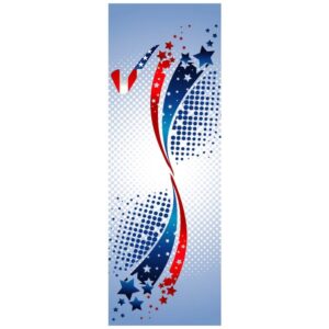 4th july Freedom wave vector illustration