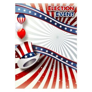 4th july election event vector illustration