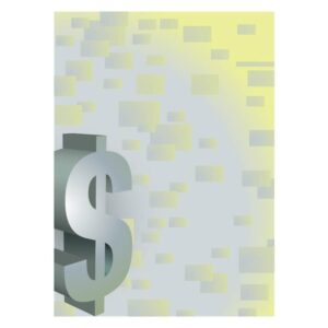 Abstract background with US dollar symbol