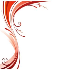 Abstract background with red waves vector illustration