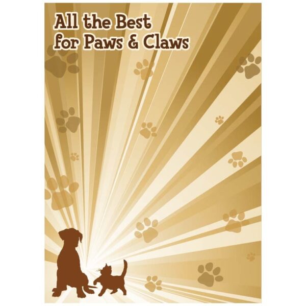 All the best for paws and claws frame