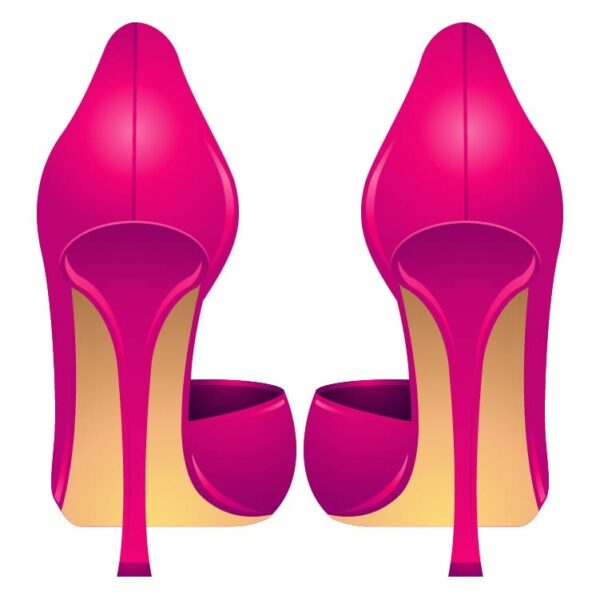 Back on top high heel shoes in pink color