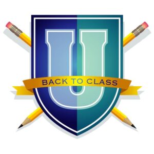 Back to class school badge