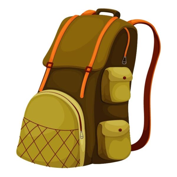 Backpack for schoolchildren students travellers and tourists