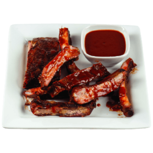 Barbecue ribs with sauce