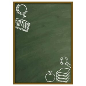 Blackboard office stationery pencil poster