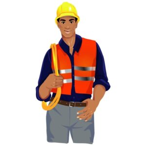 Builders constructors man in dress with cap and formal dress