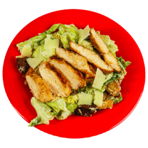 Caesar salad with grilled chicken