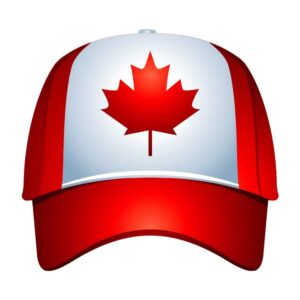 Canadian Maple Leaf Baseball Hat