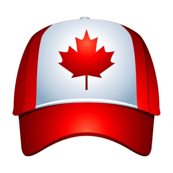 Canadian Maple Leaf Baseball Hat