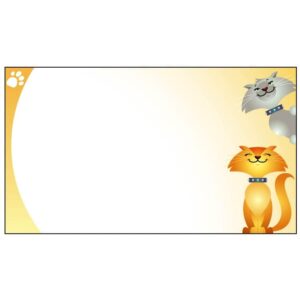 Cat frame banner