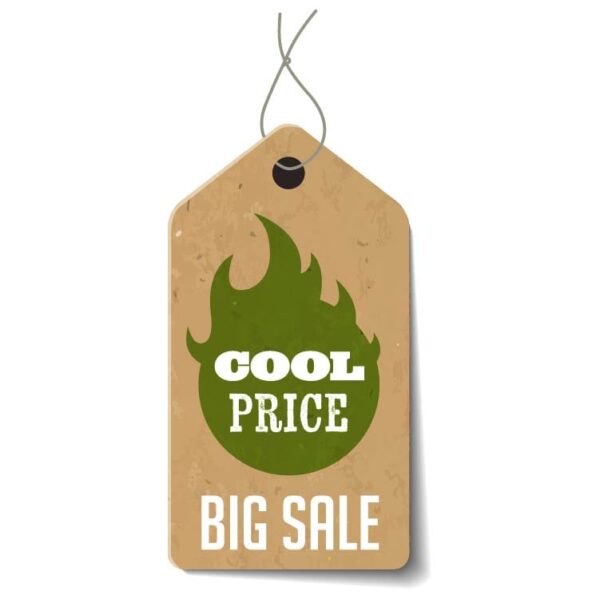 Cool price big sale tag