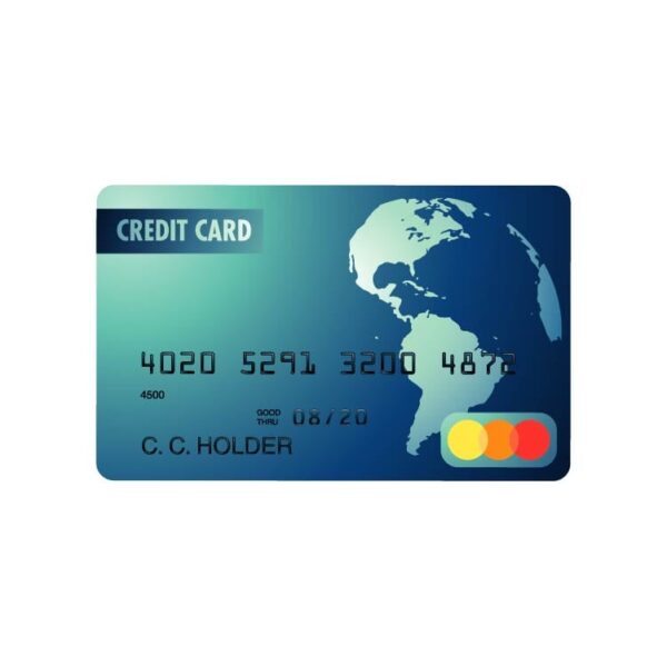 Credit card sample