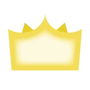 Crown icon with copy space