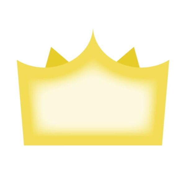 Crown icon with copy space