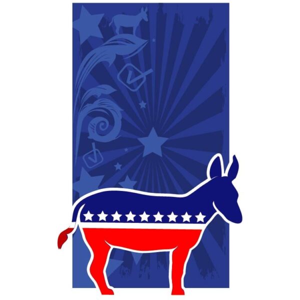 DIYthinker America Donkey Emblem Democratic Party