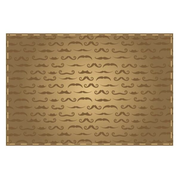 Different retro style moustache seamless pattern