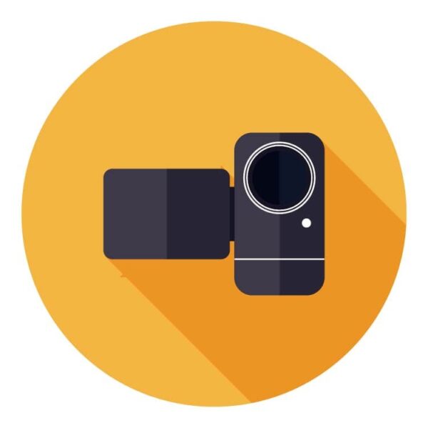 Digital videocamera technology icon