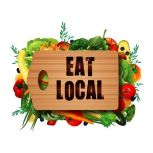 Eat local fresh vegetables