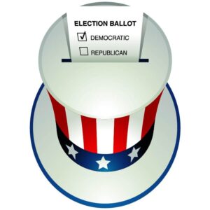 Election ballot democratic