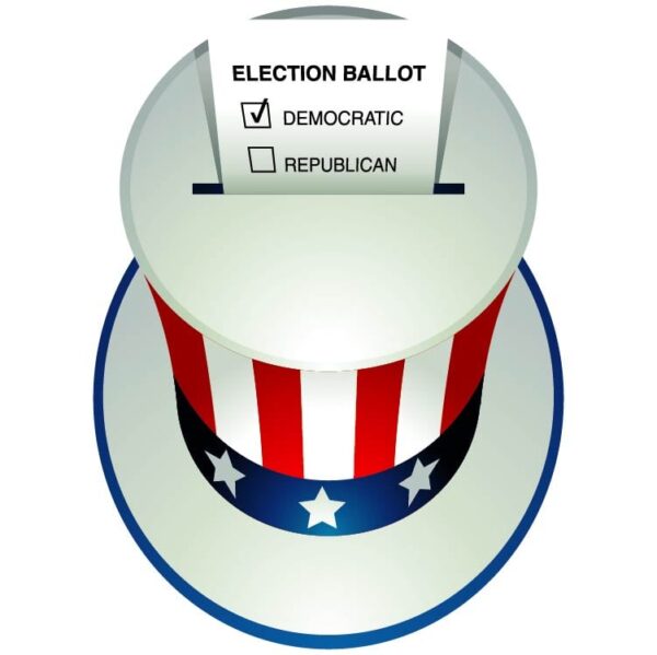Election ballot democratic