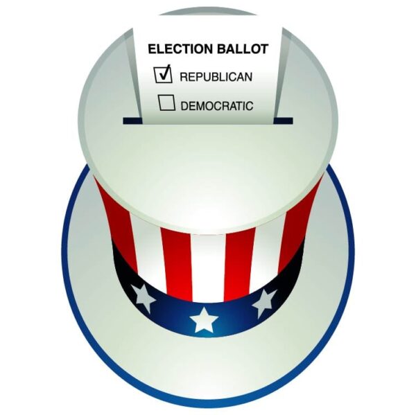 Election ballot republican