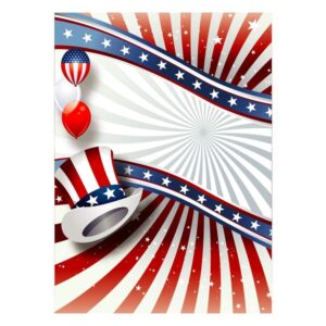 Fourth of july emblem vector illustration