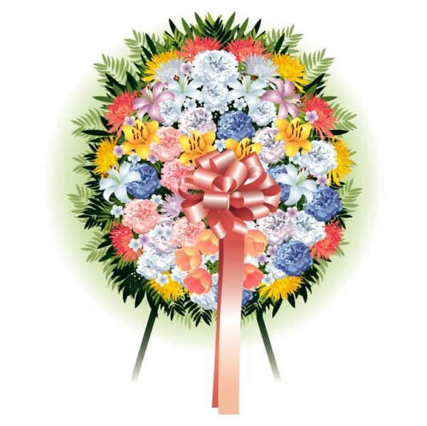 Funeral Bouquet With Stand