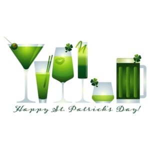 Happy saint patricks day cheer party vector illustration